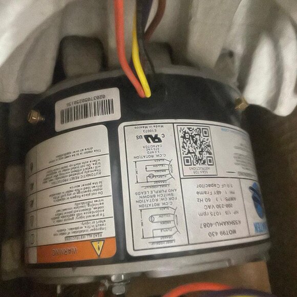51-102870-08 OEM Rheem Ruud Condenser Fan Motor BRAND NEW SEALED - Picture 1 of 3